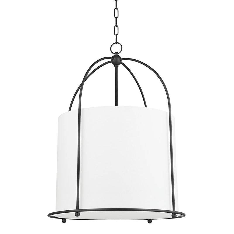 Orlando 3-Light Lantern Pendant in Black Brass