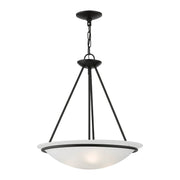 Newburgh 3-Light 20" Bowl Pendant in Black