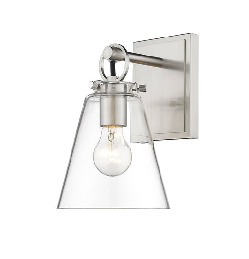 Harper 1 Light 6.5" Wall Sconce in Brushed Nickel