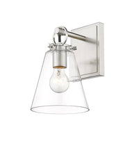 Harper 1 Light 6.5" Wall Sconce in Brushed Nickel
