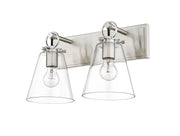 Harper 2 Light 15.5" Vanity in Brushed Nickel