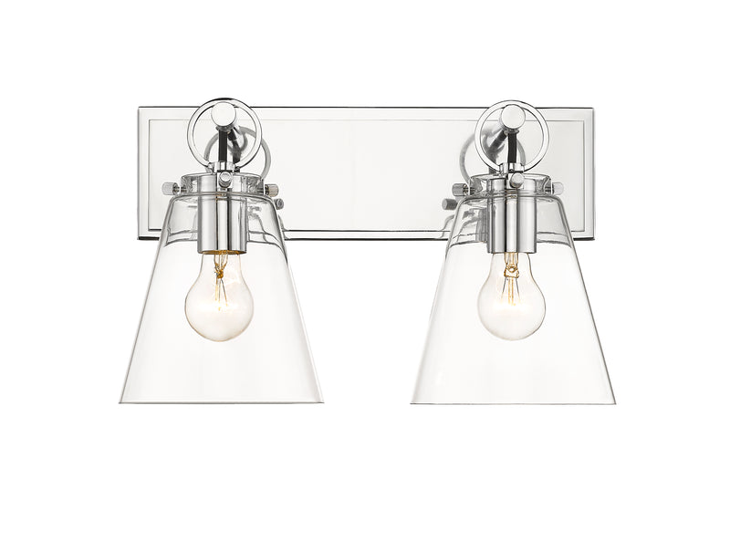 Harper 2 Light 15.5" Vanity in Chrome