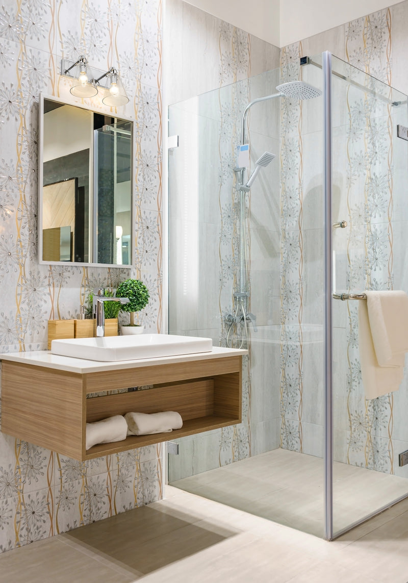Harper 2 Light 15.5" Vanity in Chrome in a room setting