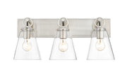 Harper 3 Light 23" Vanity in Brushed Nickel