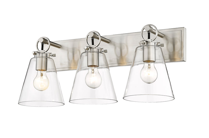 Harper 3 Light 23" Vanity in Brushed Nickel