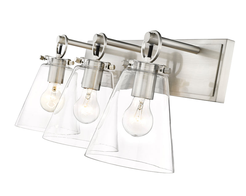Harper 3 Light 23" Vanity in Brushed Nickel