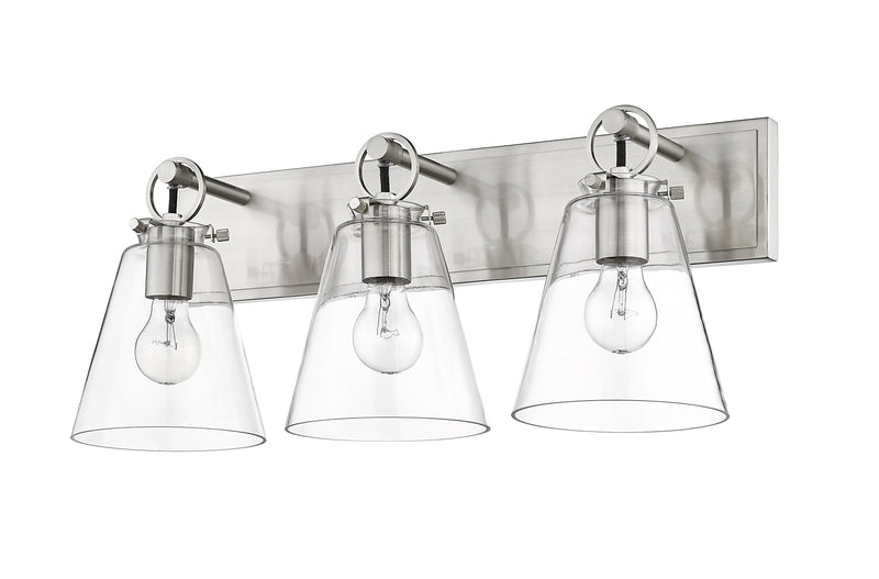 Harper 3 Light 23" Vanity in Brushed Nickel