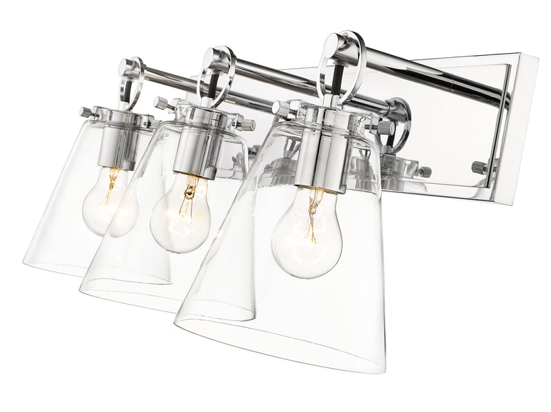 Harper 3 Light 23" Vanity in Chrome