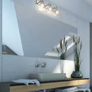 Harper 3 Light 23" Vanity in Chrome in a room setting