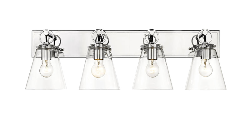 Harper 4 Light 31.25" Vanity in Chrome