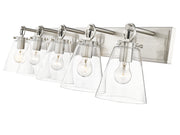 Harper 5 Light 39.75" Vanity in Brushed Nickel