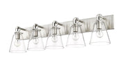 Harper 5 Light 39.75" Vanity in Brushed Nickel