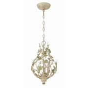 Josie 3 Light 9" Chandelier in Champagne Green Tea