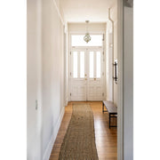 Josie 3 Light 9" Chandelier in Champagne Green Tea in a room setting