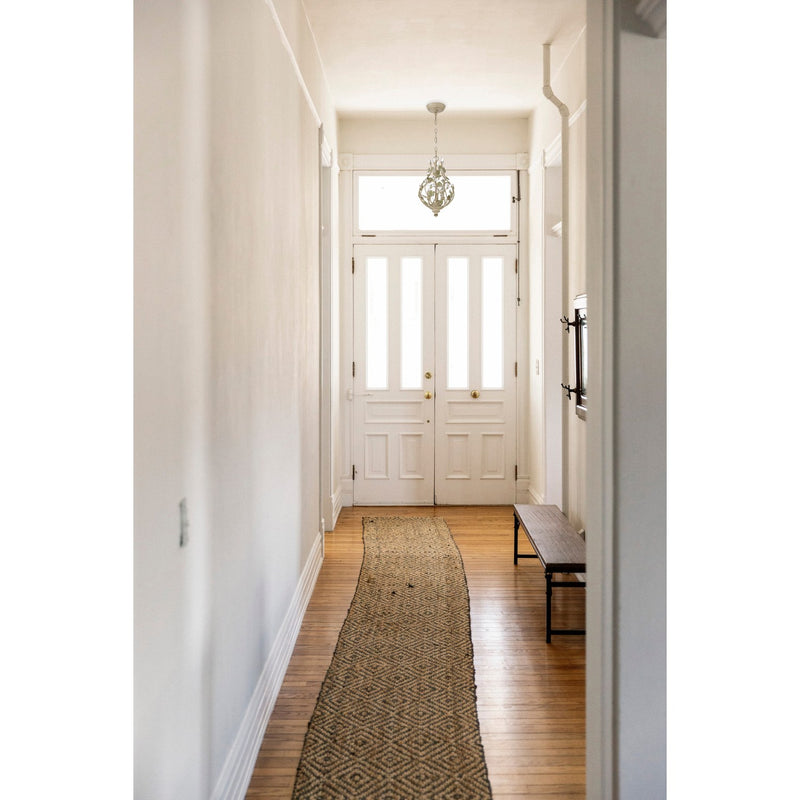 Josie 3 Light 9" Chandelier in Champagne Green Tea in a room setting