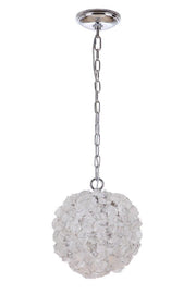 Roxx 1 Light 9.25" Medium Pendant in Chrome