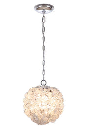 Roxx 1 Light 9.25" Medium Pendant in Chrome