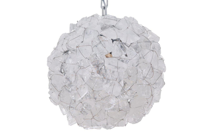 Roxx 1 Light 9.25" Medium Pendant in Chrome