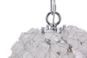 Roxx 1 Light 9.25" Medium Pendant in Chrome