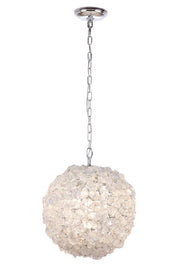 Roxx 1 Light 14" Large Pendant in Chrome