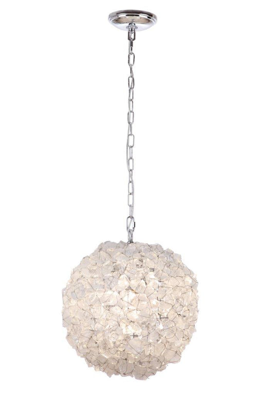 Roxx 1 Light 14" Large Pendant in Chrome