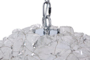 Roxx 1 Light 14" Large Pendant in Chrome