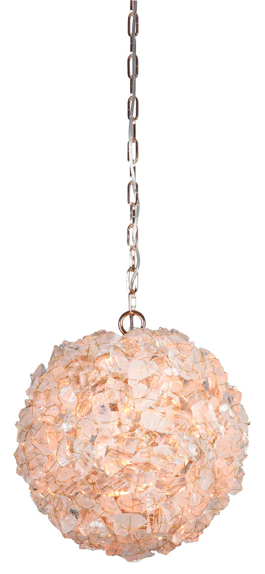Roxx 1 Light 14" Large Pendant in Gilded