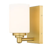 Soledad 1 Light 4.5" Wall Sconce in Brushed Gold