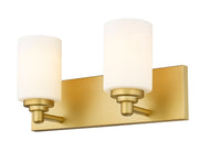 Soledad 2 Light 16.25" Vanity in Brushed Gold