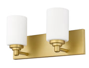 Soledad 2 Light 16.25" Vanity in Brushed Gold
