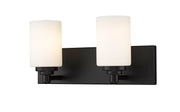 Soledad 2 Light 16.25" Vanity in Matte Black