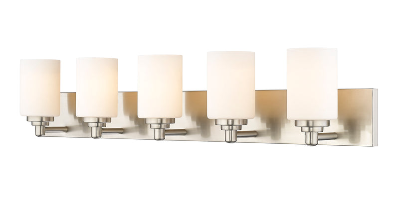Soledad 5 Light 38.75" Vanity in Brushed Nickel