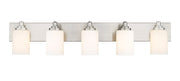 Soledad 5 Light 38.75" Vanity in Brushed Nickel