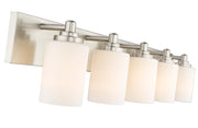 Soledad 5 Light 38.75" Vanity in Brushed Nickel