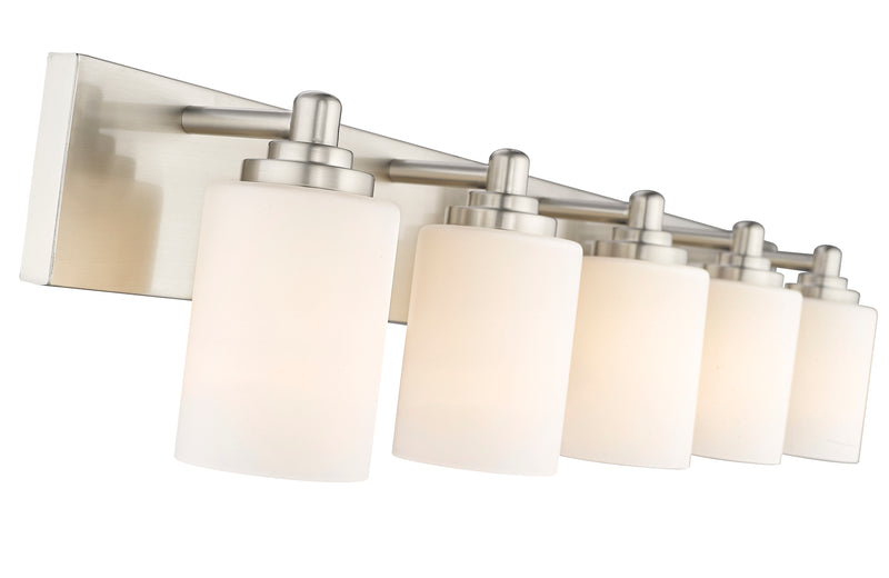 Soledad 5 Light 38.75" Vanity in Brushed Nickel