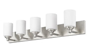 Soledad 5 Light 38.75" Vanity in Brushed Nickel