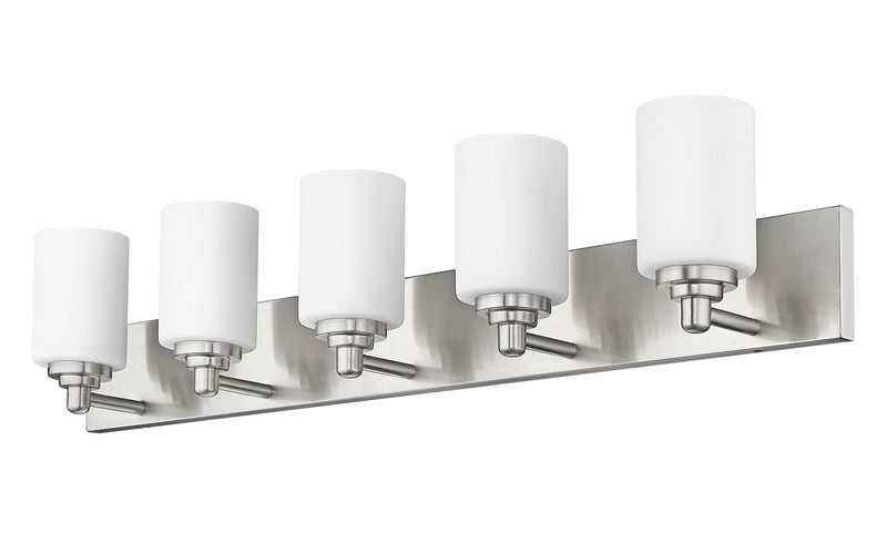 Soledad 5 Light 38.75" Vanity in Brushed Nickel