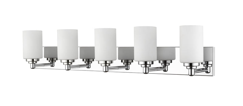 Soledad 5 Light 38.75" Vanity in Chrome