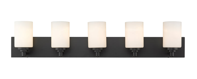 Soledad 5 Light 38.75" Vanity in Matte Black