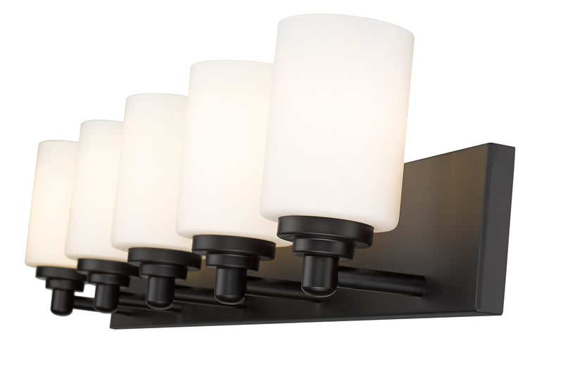 Soledad 5 Light 38.75" Vanity in Matte Black