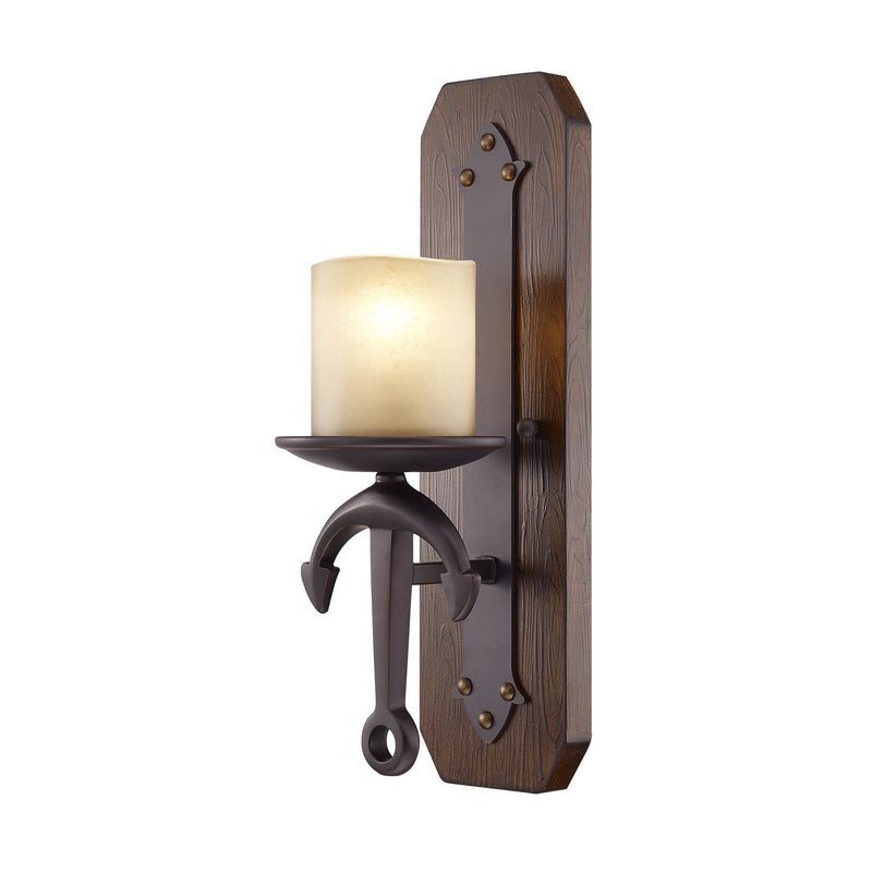 Cape May Wall Sconce in Hand Applied Olde Bronze