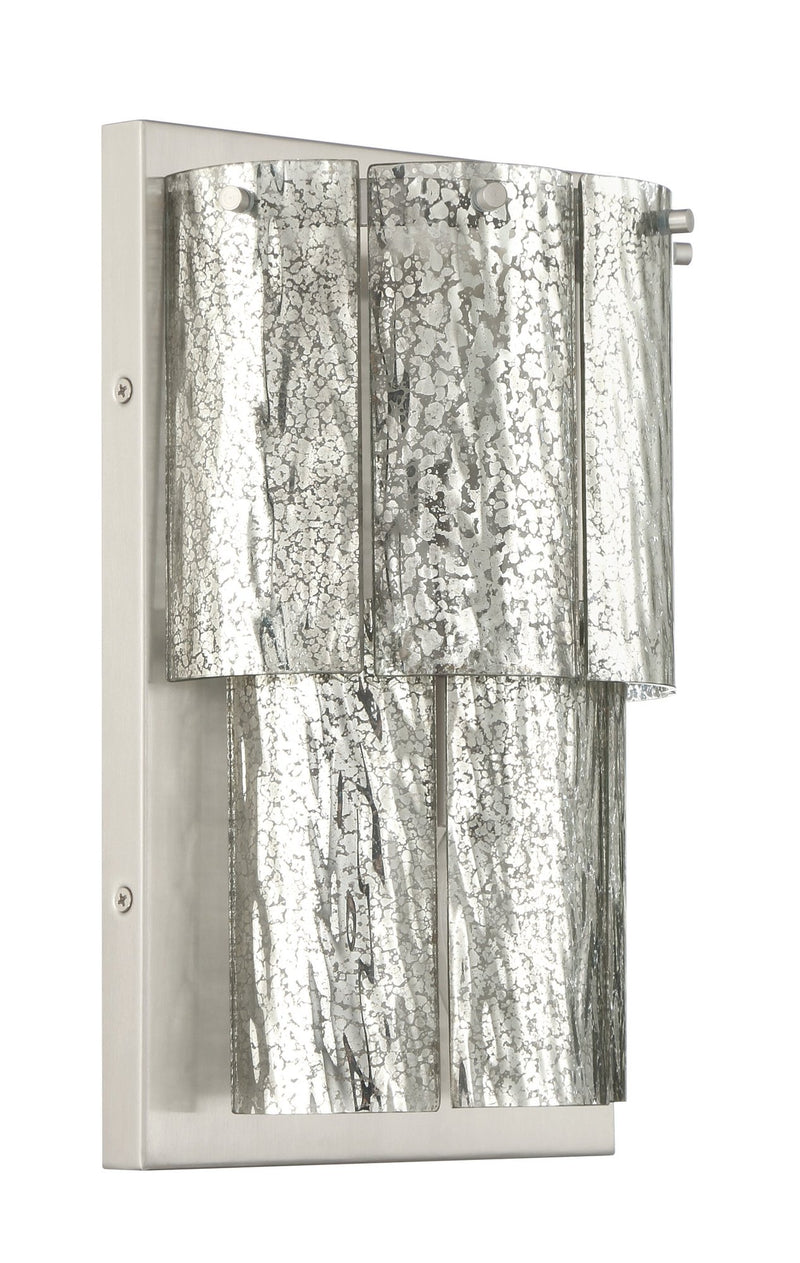 Museo 2 Light 8" Wall Sconce in Brushed Polished Nickel