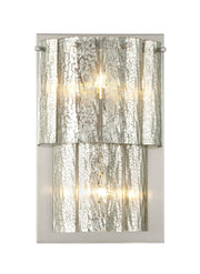 Museo 2 Light 8" Wall Sconce in Brushed Polished Nickel