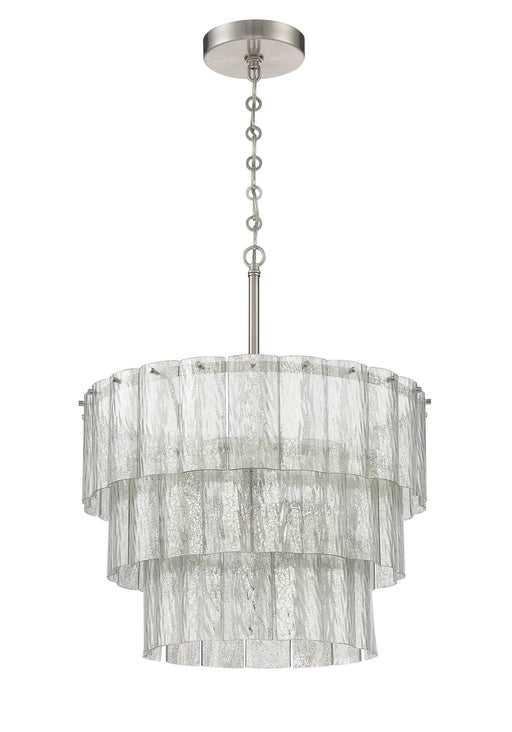 Museo 9 Light 20.5" Pendant in Brushed Polished Nickel