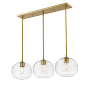 Harmony 3 Light 36" Linear Pendant in Olde Brass