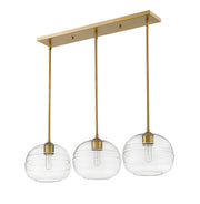 Harmony 3 Light 36" Linear Pendant in Olde Brass