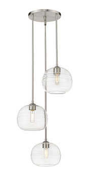 Harmony 3 Light 20" Pendant in Brushed Nickel
