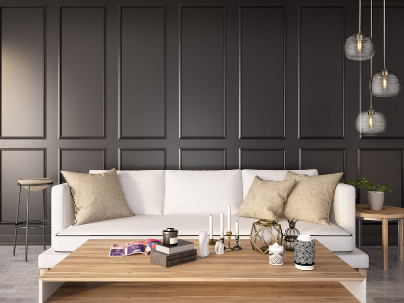Harmony 3 Light 20" Pendant in Brushed Nickel in a room setting