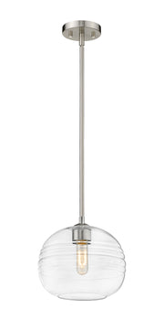 Harmony 1 Light 10" Pendant in Brushed Nickel