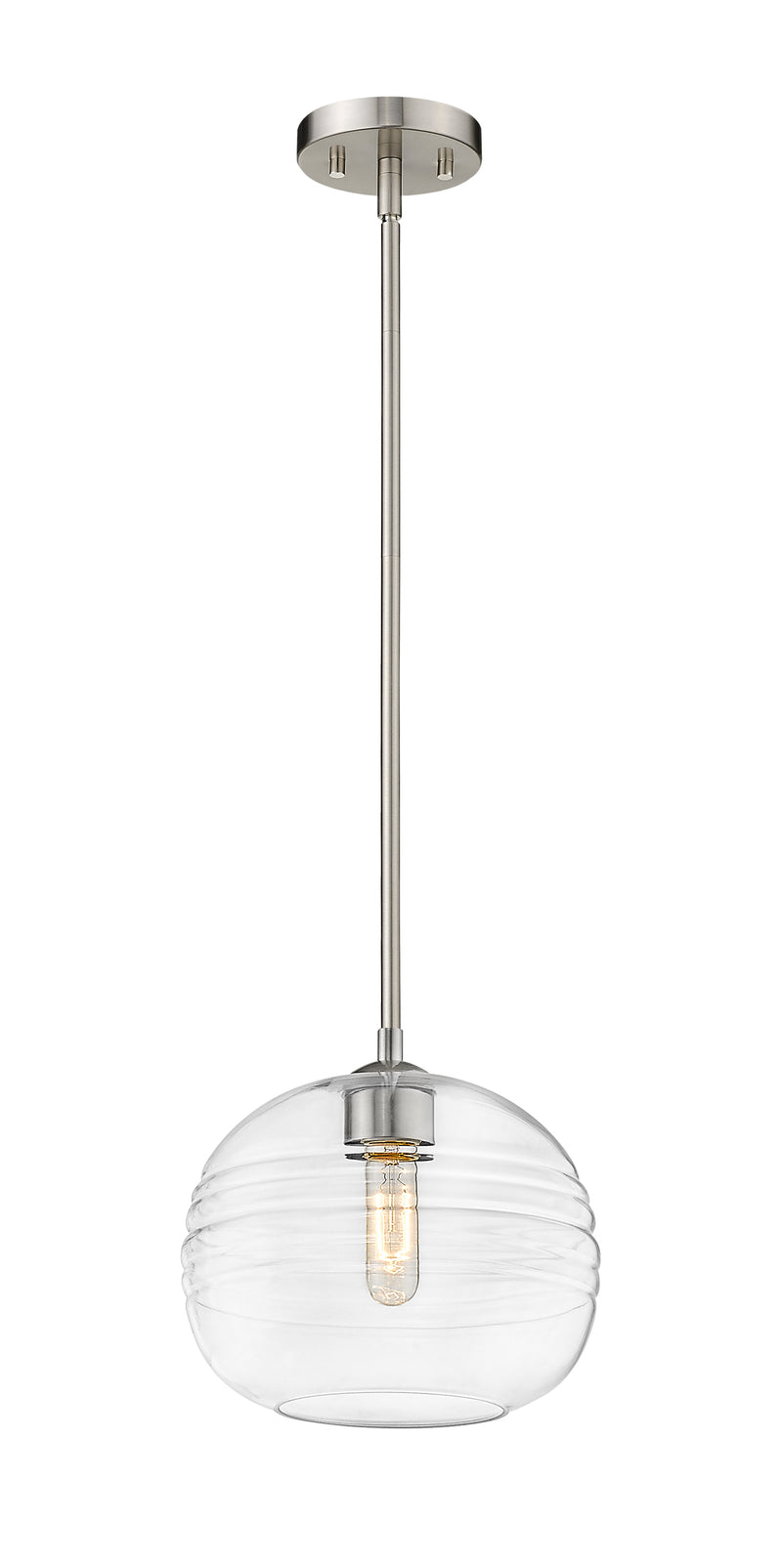 Harmony 1 Light 10" Pendant in Brushed Nickel